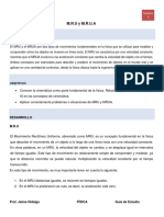 GUIA No.2 - MRU y MRUA - Fisica