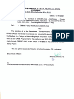 Present: M.Radha Reddy,: Exercising Ref 1. DEECET-2022-Notification dt:05-05-2022