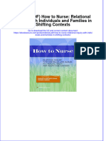 (Ebook PDF) How To Nurse: Relational Inquiry With Individuals and Families in Shifting Contexts Download