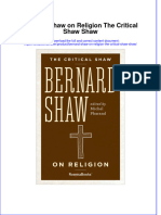 Bernard Shaw On Religion The Critical Shaw Shaw PDF Full Chapter