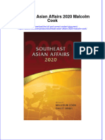 Dơnload Southeast Asian Affairs 2020 Malcolm Cook Full Chapter