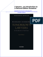 Tomorrow's Lawyers: An Introduction To Your Future Second Edition Susskind PDF Full Chapter