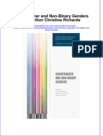 PDF Genderqueer and Non-Binary Genders 1st Edition Christina Richards All Chapter