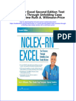 PDF Nclex RN R Excel Second Edition Test Success Through Unfolding Case Study Review Ruth A. Wittmann-Price All Chapter