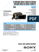 Dcr-Sr37e Sr38e Sr47 Sr47e Sr48 Sr48e Sr57e Sr67 Sr67e l2 A1 (Imp) Ver1.2