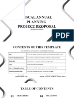 Fiscal Annual Planning Project Proposal by Slidesgo