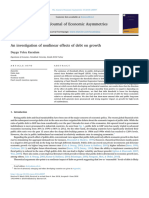 An Investigation of Nonlinear Effects of Debt On Growth