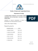 G4 Proposal Work On Landslide in Woldia University