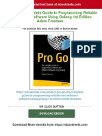 Pro Go: The Complete Guide To Programming Reliable and Efficient Software Using Golang 1st Edition Adam Freeman All Chapter Instant Download