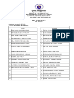 Republic of The Philippines Department of Education Region Iii - Central Luzon Division of City of San Fernando (P San Nicolas Integrated School