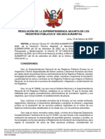 Resolución de La Superintendencia Adjunta #026-2023-SUNARP - SA