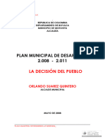 Plan Municipal de Desarrollo