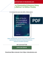 (FREE PDF Sample) State of The Art On Grammatical Inference Using Evolutionary Method 1st Edition Pandey Ebooks