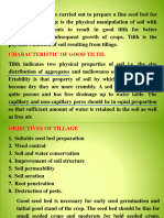 Agronomy Lecture - 3 Tillage