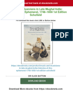 Get Music and Musicians in Late Mughal India: Histories of The Ephemeral, 1748-1858 1st Edition Schofield Free All Chapters