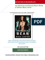 PDF Warlock and The Bear Banford and Beauty Bears Book 4 1st Edition Mina Carter Download