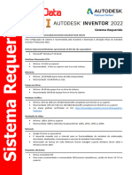 Sistema Requerido Inventor Professional 2022