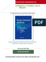 Full Download Person Centered Medicine 1st Edition Juan E. Mezzich PDF