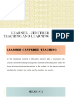 Teaching and Learning