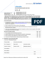 Full Withdrawel Claim Form