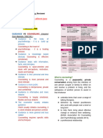 Introduction To Counseling - Reviewer