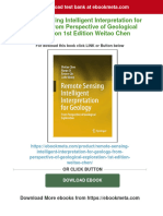 Get Remote Sensing Intelligent Interpretation For Geology: From Perspective of Geological Exploration 1st Edition Weitao Chen Free All Chapters