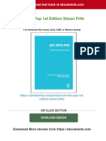 PDF Art Into Pop 1st Edition Simon Frith Download