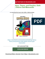 Full Download Embalming: History, Theory, and Practice, Sixth Edition Sharon Gee-Mascarello PDF