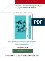 Made in The Low Countries Studies in Popular Music 1st Edition Lutgard Mutsaers (Editor) Download PDF