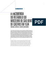 A Encomenda de Retabulo para o Mosteir