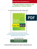 Exam Ref MD 101 Managing Modern Desktops 2nd Edition Andrew Bettany & Andrew Warren Download PDF
