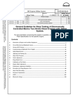 General Guideline For Shop Testing of Electronically Controlled Marine Two-Stroke Diesel Engines With 300bar System