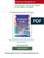 Get Nursing Now Today's Issues, Tomorrows Trends Catalano 6th Edition Test Bank Free All Chapters