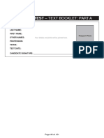 Hemorrhoids Oet Reading Task Practice