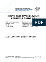 LO1 - Define The Purpose of Work