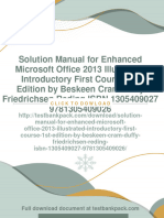 [PDF Download] Solution Manual for Enhanced Microsoft Office 2013 Illustrated Introductory First Course 1st Edition by Beskeen Cram Duffy Friedrichsen Reding ISBN 1305409027 9781305409026 fulll chapter