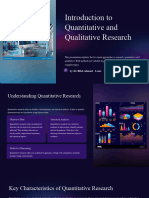 Introduction To Quantitative and Qualitative Research