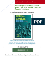 (PDF Download) Test Bank Medical-Surgical Nursing, Clinical Reasoning in Patient Care, 6th LeMone - Burke - Bauldoff - Gubrud Fulll Chapter