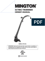 Electric Trimmer: Owner'S Manual