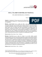 Artigo. PENA. UMA BREVE HISTÓRIA DE VIOLÊNCIA