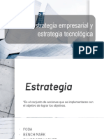 Estrategia Empresarial y Estrategia Tecnología.