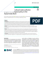 Unraveling Agricultural Water Pollution Despite An Ecological Policy in The Ayeyarwady Basin