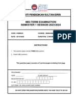 Mid-Term Examination A231