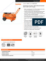 Ficha Tecnica de Compresor Truper