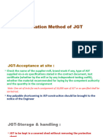 Installation Method of JGT