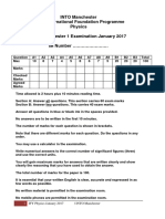 2016-2017 Physics EoS1 Exam