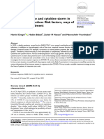 Jurnal Respon Imun Immune Response and Cytokine Storm in - SARS-CoV-2 Infection - Risk Factors, Ways of - Control and Treatment