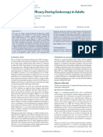 Ketamine Efficacy During Endoscopy in Adults