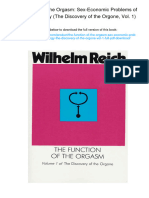 The Function of The Orgasm: Sex-Economic Problems of Biological Energy (The Discovery of The Orgone, Vol. 1) - ISBN 0374502048, 978-0374502041