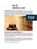 Doctrines of Administrative Law